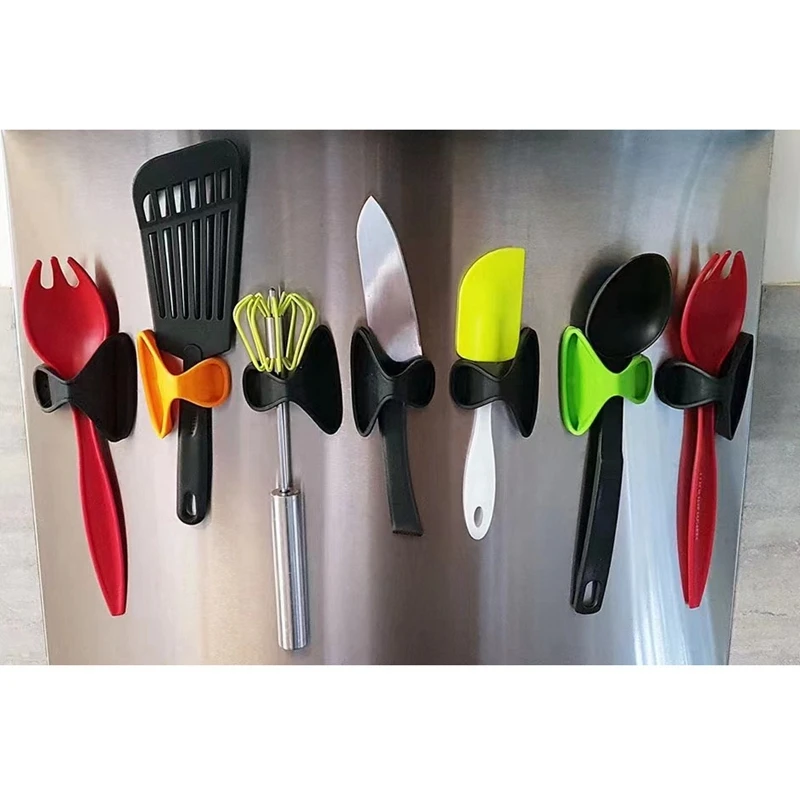 

1 Pair Thicken Baking Silicone Oven Mitts Microwave Heat Insulation Non-Slip Handles Bowl Clips Kitchen Gadgets