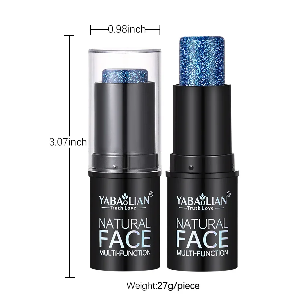 YABAOLIAN 6-цветные блестящие тени для век металлические матовые водостойкие новые