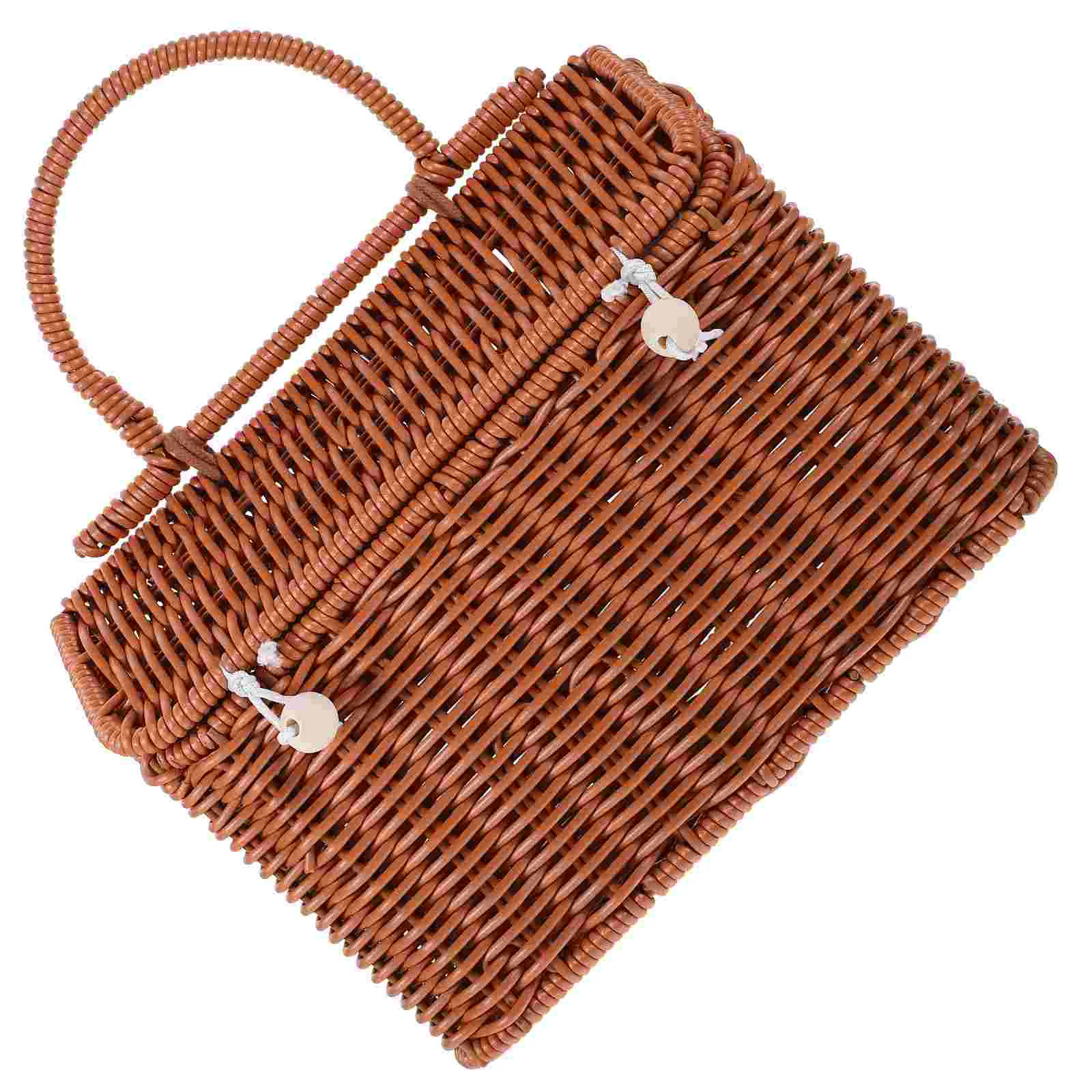 

Toiletry Kits Woven Handbags for Women 2024 Tote Basket Vanity Purse Pp Summer Makeup