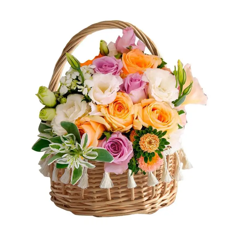 

Подвески плетеная корзина для хранения, плетеная корзина, органайзер, плетеные корзины ручной работы для спальни, гостиной, ванной комнаты, дома