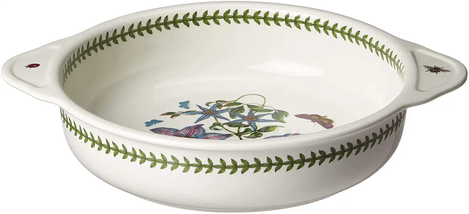 

Botanic Garden Round Baking Dish with Handles