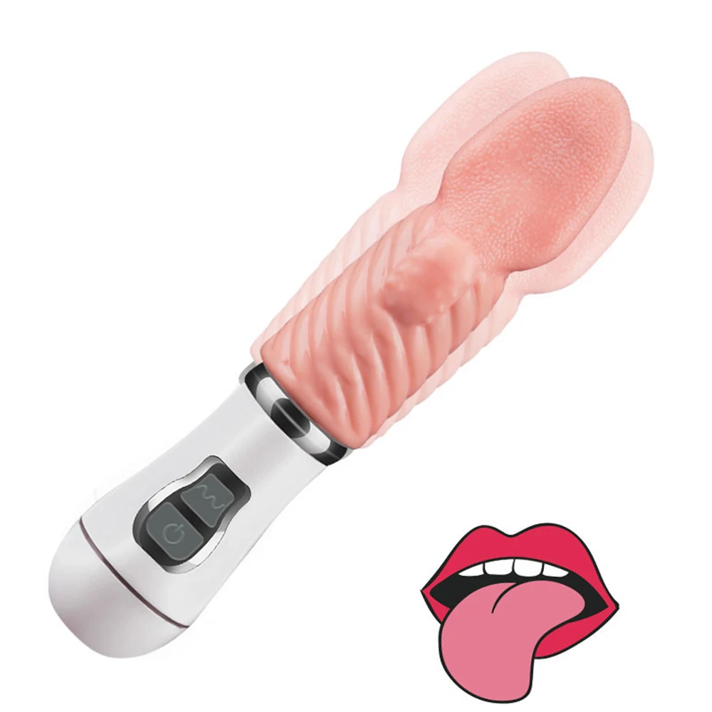 12 Modes Oral Licking Tongue Vibrators Vagina Tight G-spot Clitoris Stimulation Powerful Vibrator Female Sex Toys for Adults 18