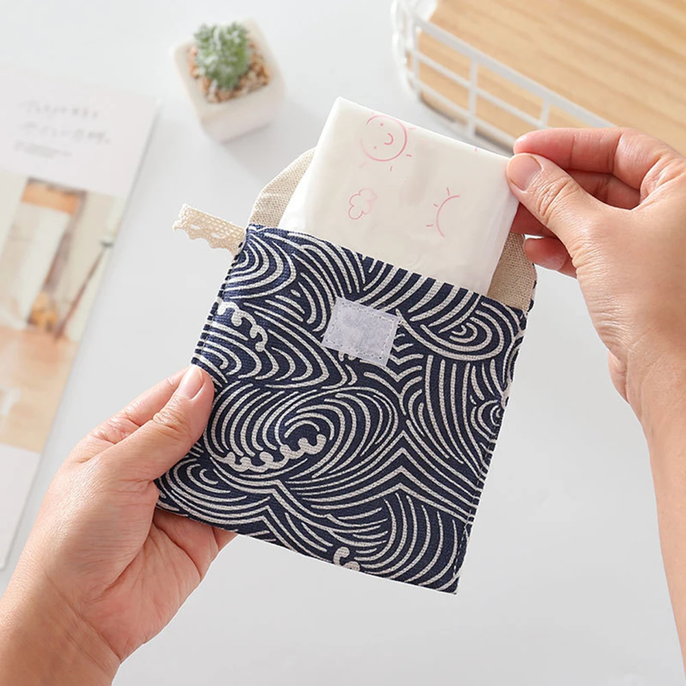 Прозрачная Многоцветная Сумка Для Хранения Хлопкового Льна Косметичка