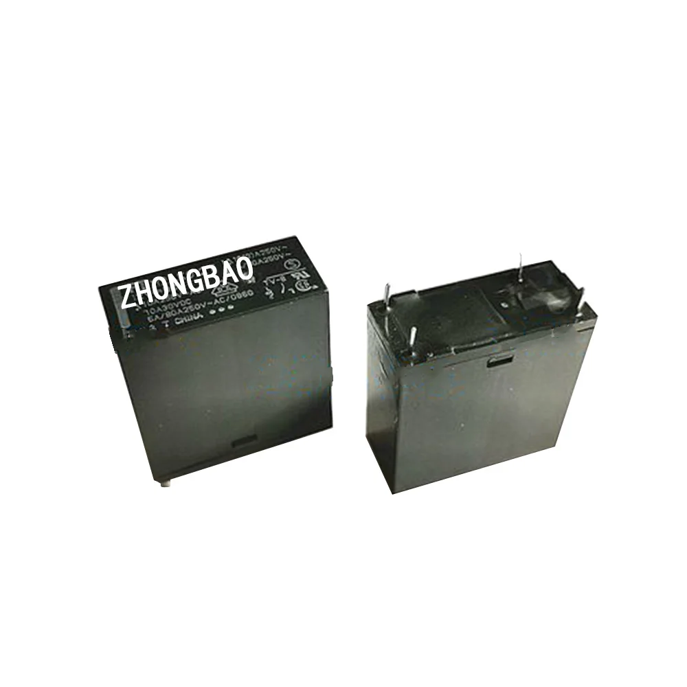 

(10 шт.) Φ H2AK012T Φ H2AK024T 4 контакта 10A 12 В постоянного тока 24 В постоянного тока, реле мощности, Новинка