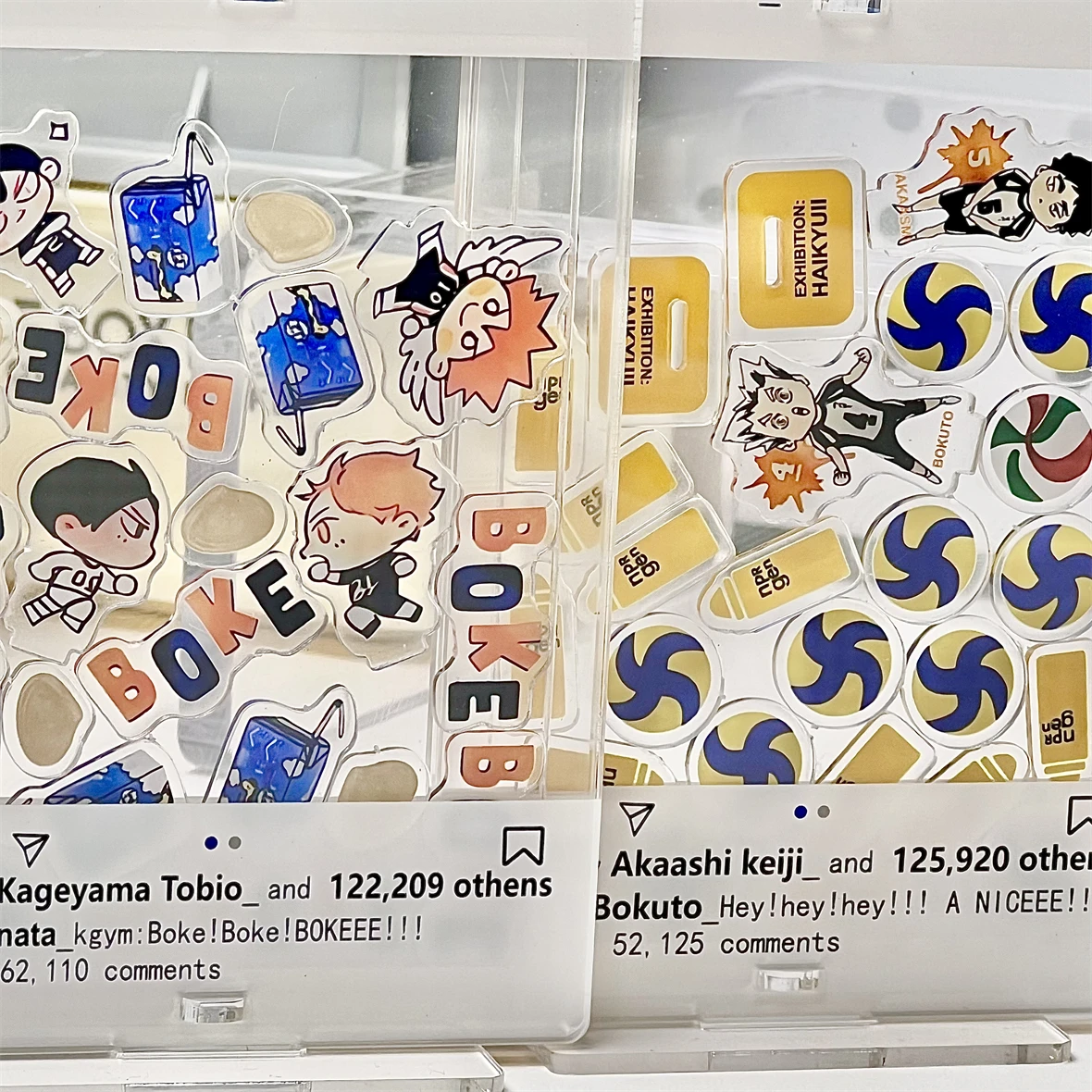 Аниме Хайкю!! Shoyo Hinata Kotaro Bokuto Kei Tsukishima Kozume Kenma Косплей Милый акриловый