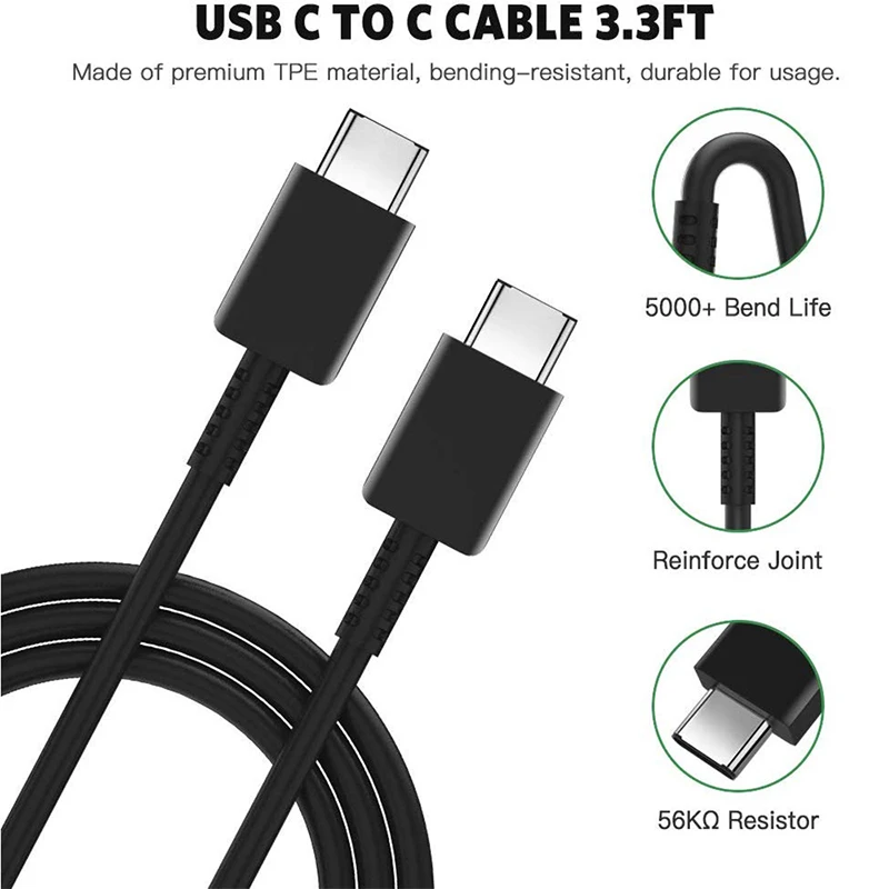 Оригинальное автомобильное зарядное устройство Samsung 45 Вт + 15 QC4.0/3 0 USB Type C PD быстрая