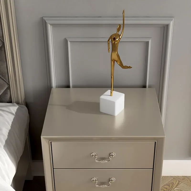 Роскошные тумбочки из массива дерева винтажная эстетичная дизайнерская