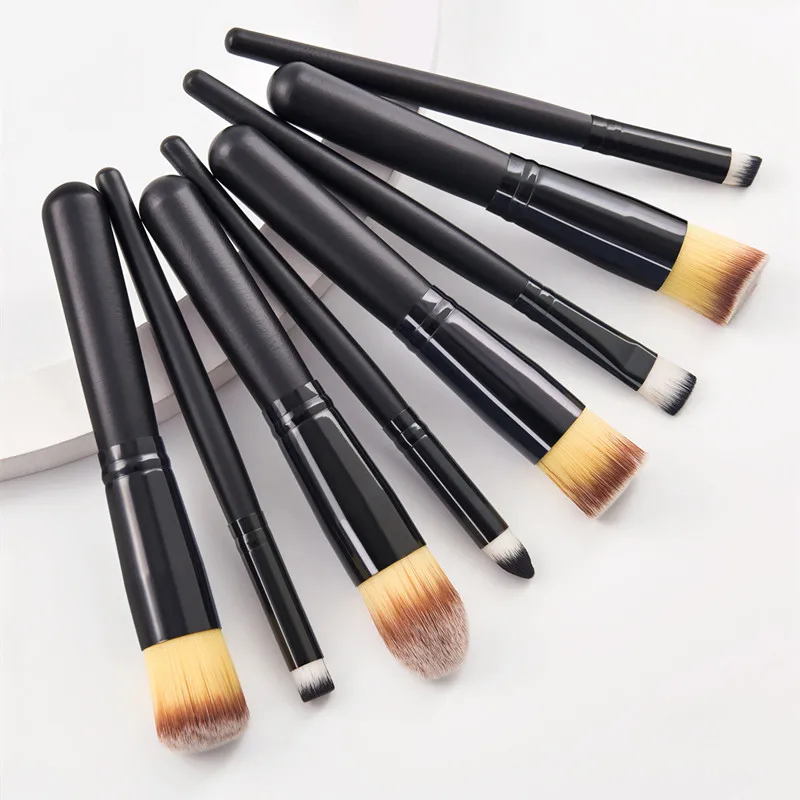 

8pcs Makeup Brushes Tool Set Cosmetic Powder Foundation Blush Eye Shadow Blending Face Beauty Make Up Brush Maquiagem