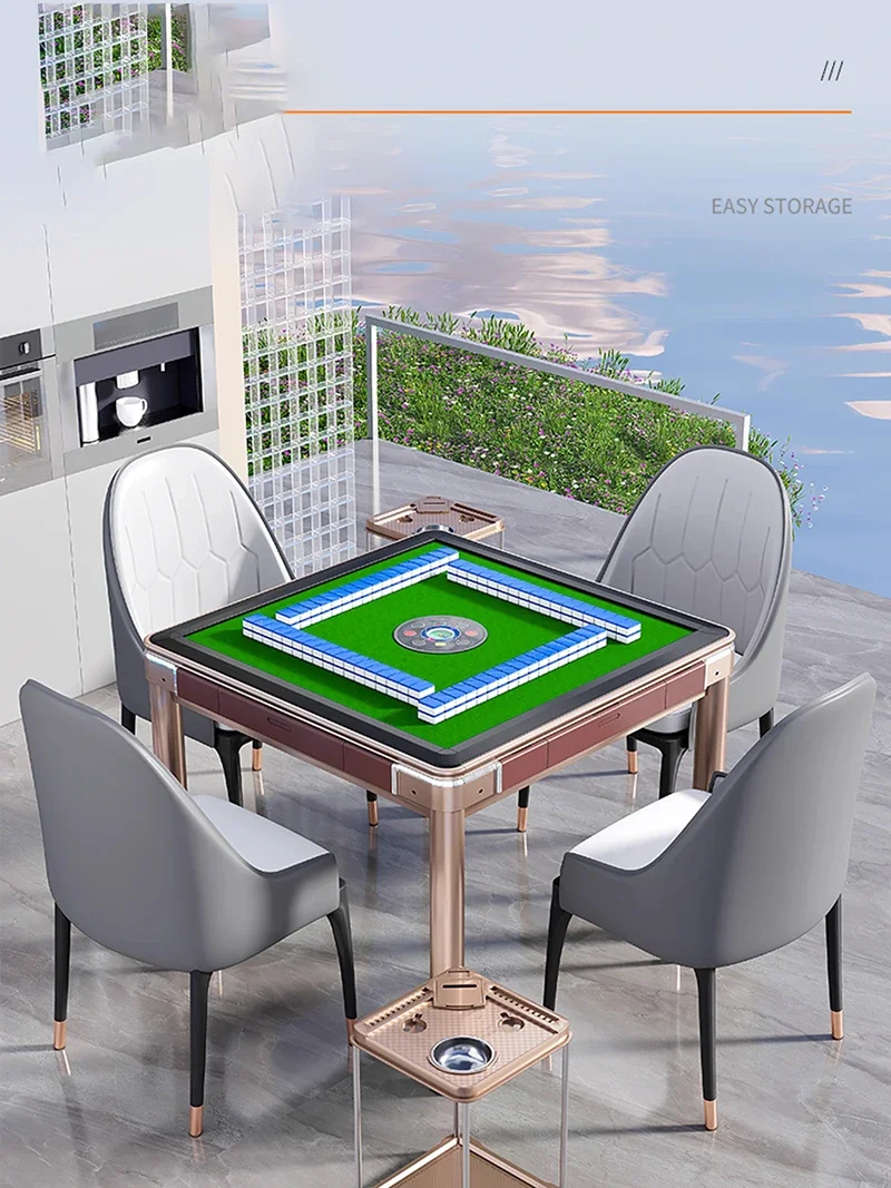 Простой обеденный стол с низким объемом выдвижной ящик для хранения вещей