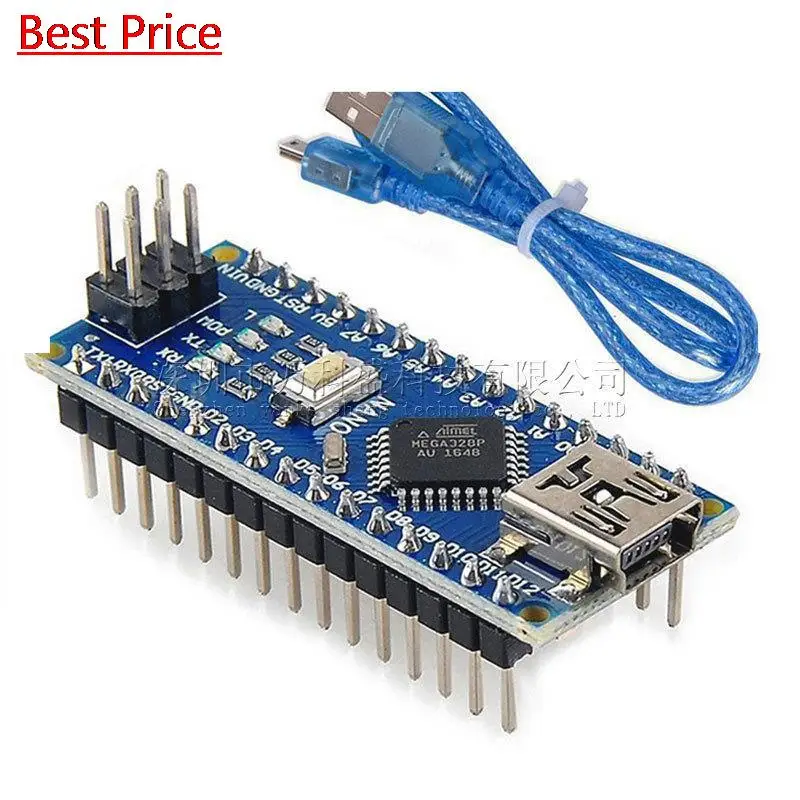 

Dhl 25 шт. контроллер Nano V3.0 ATMEGA328P для Arduino USB драйвер 16 МГц с Загрузчиком совместимая плата разработки CH340