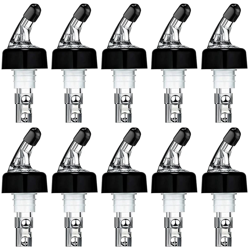 

Automatic Measured Bottle Pourer Clear Spout Bottle Pourer With Collar Liquor Bottle Pourers Bottle