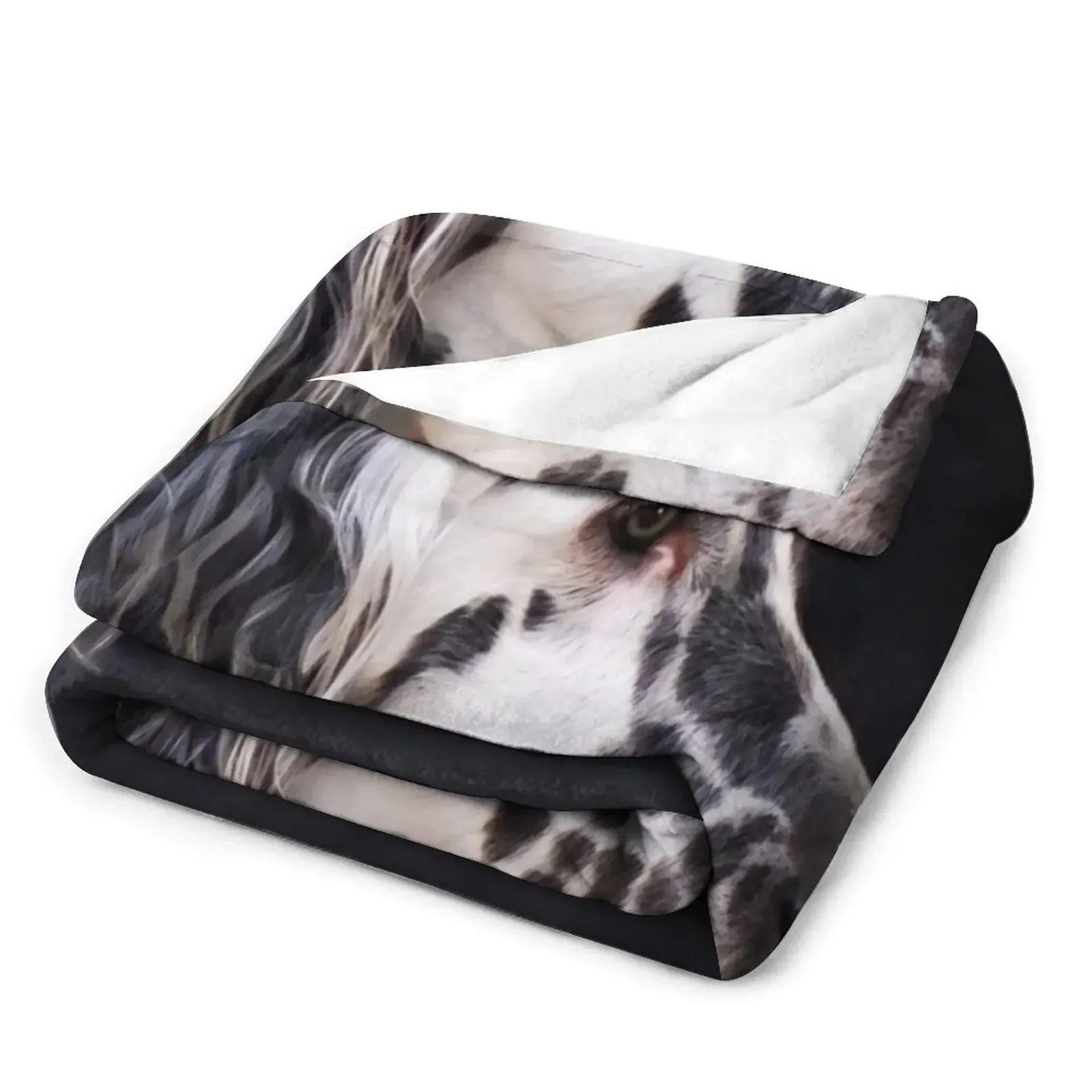 Английский Setter собака с дымчатыми глазами плед одеяло для младенцев теплые на