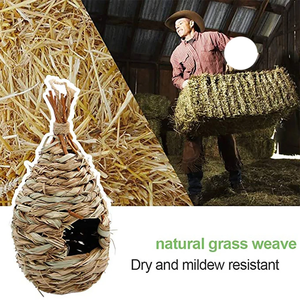 

Комплект из 3 предметов, подвесной домик для птиц для разведения сухой травы