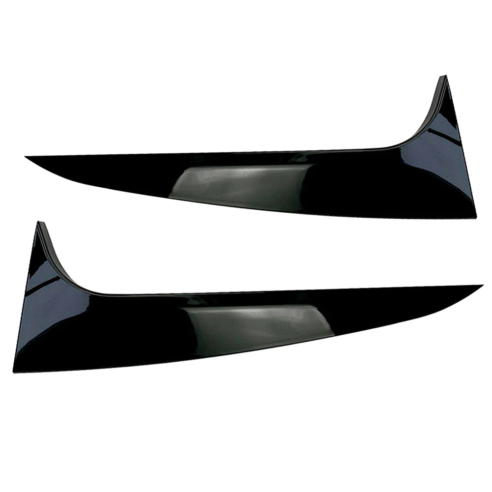 Глянцевый черный спойлер на заднее окно автомобиля из АБС-пластика боковое крыло