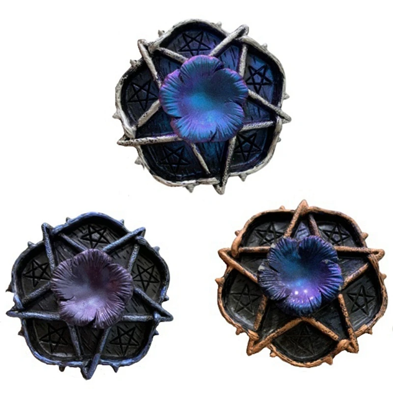 Пентаграмма Звезда Ремесла из смолы Статуя Хрустальный шар Основание Усилитель