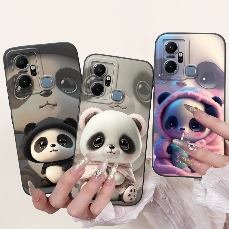 Чехол для Infinix Smart 6 Plus X6823C Lovely Panda Rabbit противоударный чехол HD Smart6 X6511B X6512 чехлы