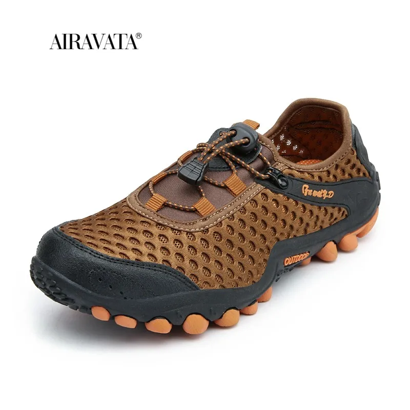 Men Breathable Sneakers Summer Men's Wading Shoes Hiking Shoes Men Outdoor Beach Wading Shoes Barefoot Sneakers