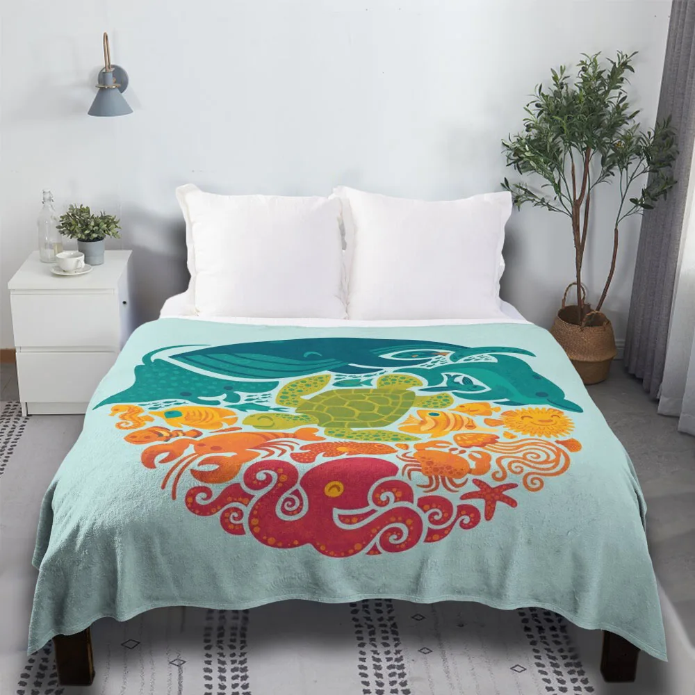 

Водная Радуга (стандартная синяя) полиэфирное мягкое пушистое теплое уютное пледовое покрывало с леопардовым принтом