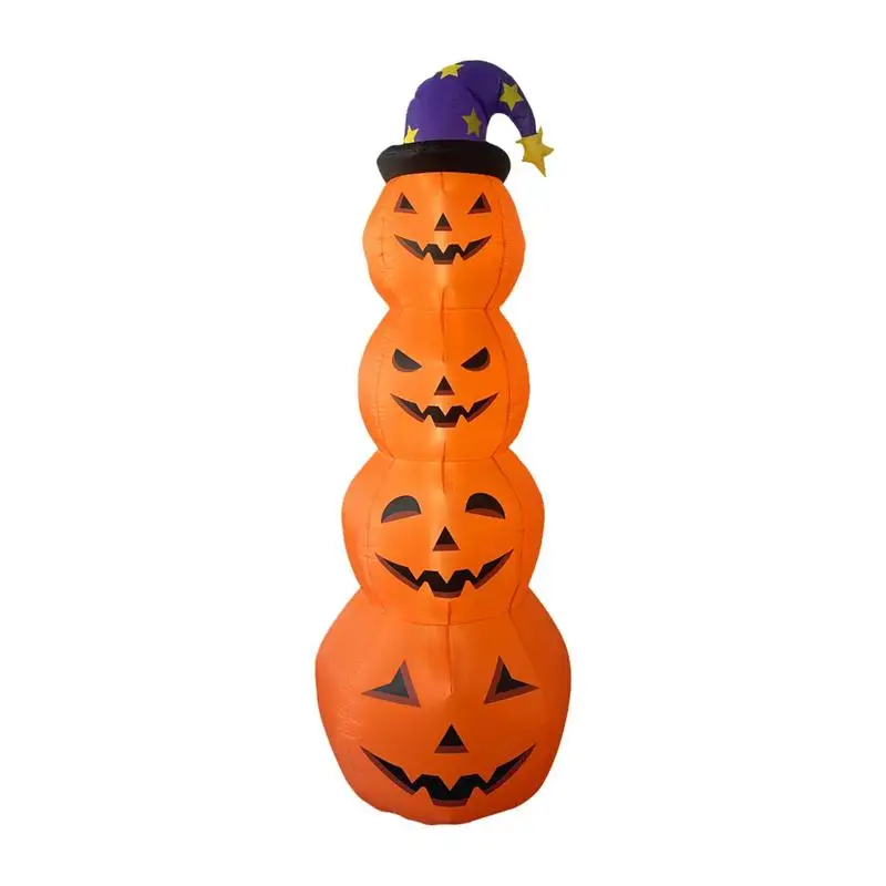 

Halloween Inflatable Pumpkin 94.48in Halloween LED Pumpkin Lights Halloween Pumpkin Decorations Windproof For Ceiling Window