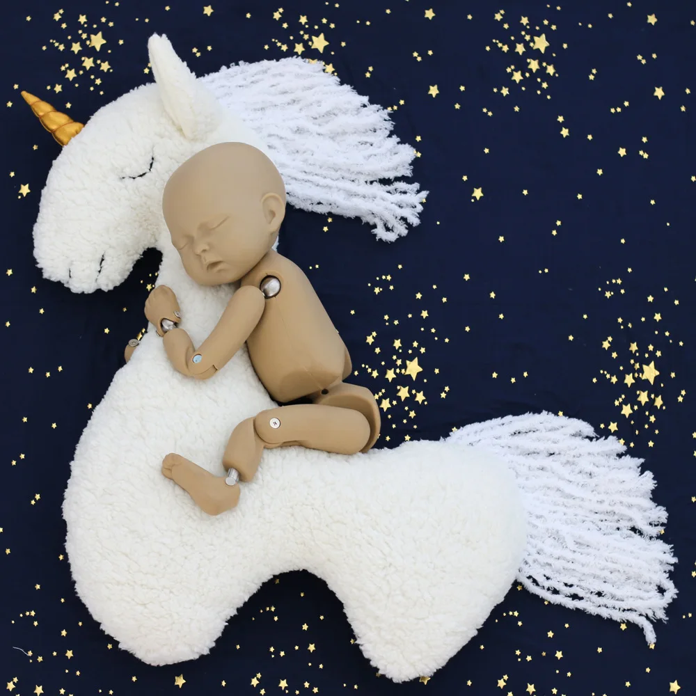 Newborn Photography Props Cute Pony Modelling Baby Photo  Studio Infant Shooting Accessories Decoration Creative Fotografia