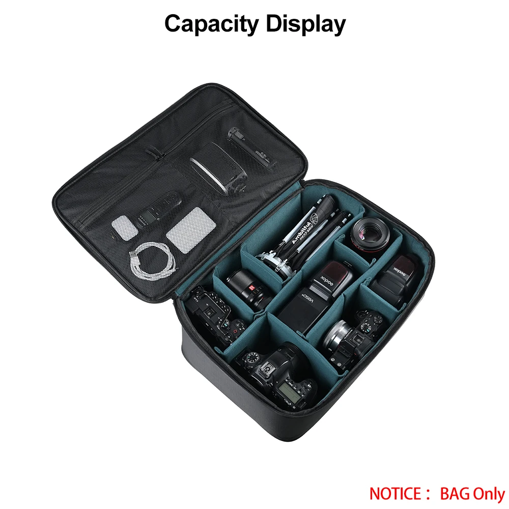 Фото Ambitful ZOOM P7II XL Сумка для хранения фотографий Дорожная сумка для объектива камеры DLSR Дрон DJI GODOX Osmo 360 X5 X4 Ace Pro 2 GoPro №3