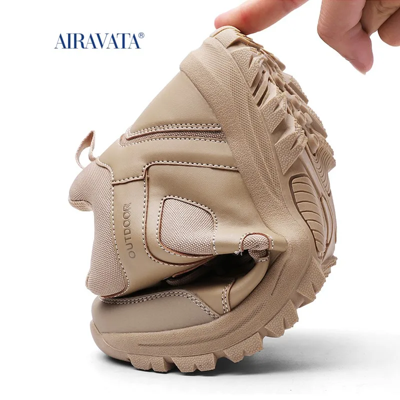 Winter Men Boots Military Special Force Tactical Desert Boots Outdoor Non Slip Hiking Ankle Boots Big Size 39-49