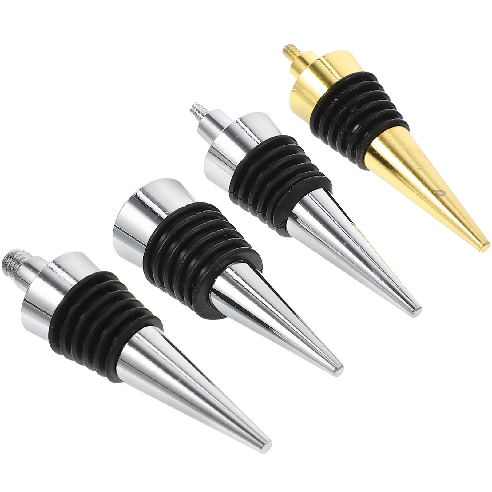 

4 Pcs Saver Sealer Bottle Stoppers Glass Bottles Caps Stoppers Wedding Decor Bottle Cap Reusable Plug Stopper