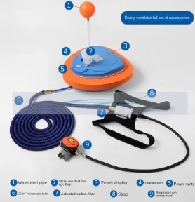 Lieyu-респиратор для букетов закрытый респиратор рыболовный кислородный