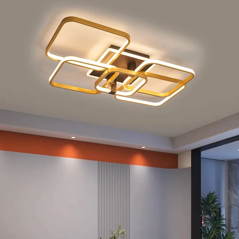 Dimming LED Ceiling light for living room Bedroom lamparas techo 110V 220V lustre de plafond Interior led Ceiling Lamp Dropship