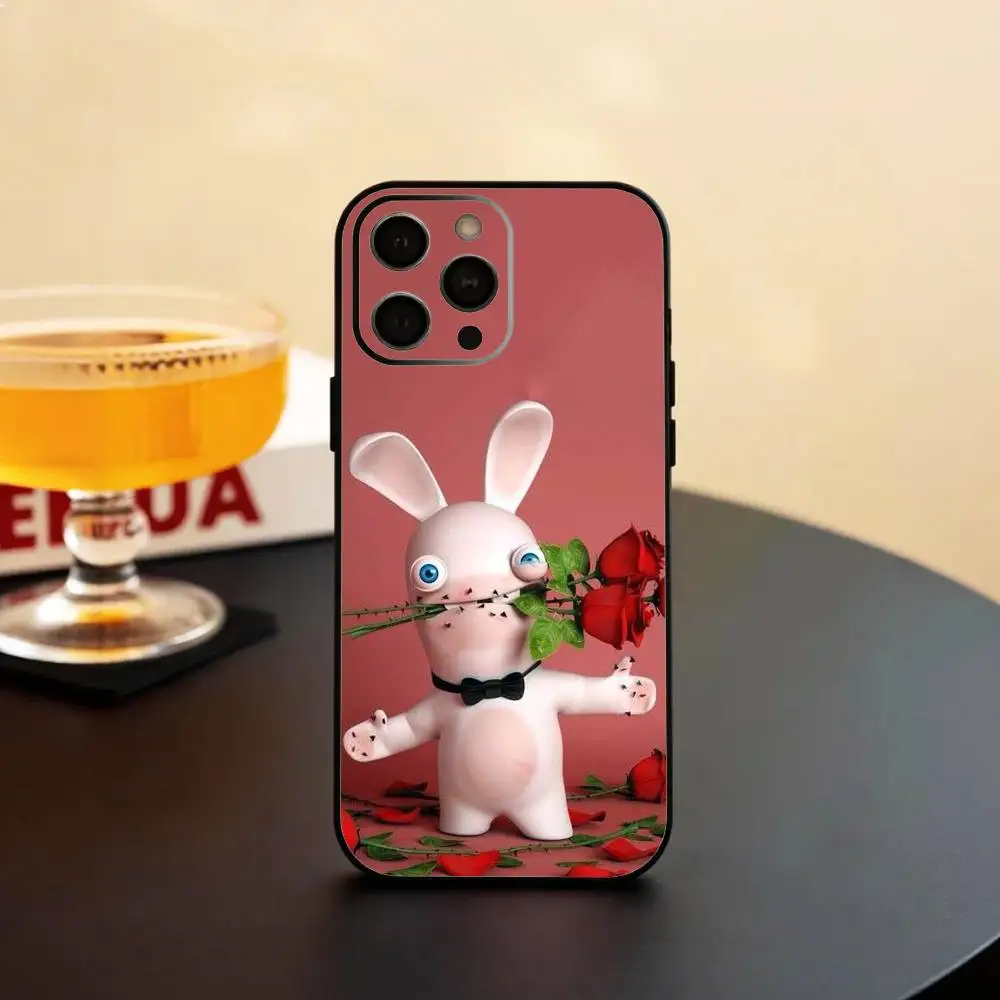 Фото Мягкий силиконовый чехол C-Cute R-Raving R-Rabbids для iPhone 17 16 15 14 13 12 11 X XR Plus Pro Max Plus №5
