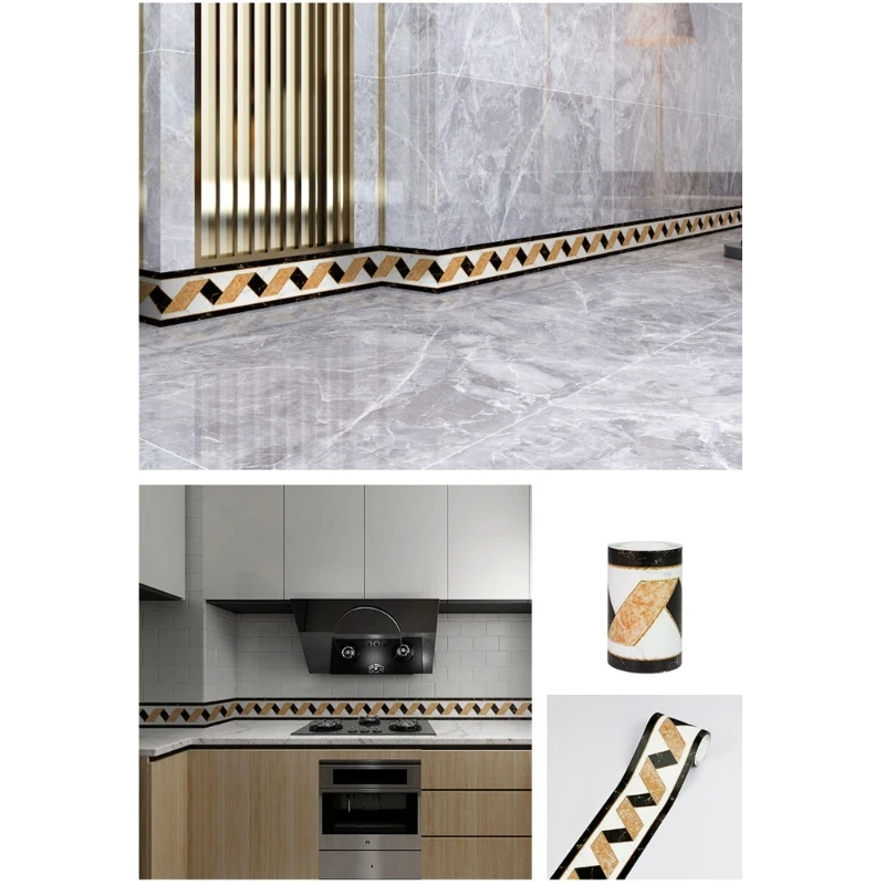 10x500 см отделка плинтуса съемная талия граница наклейка на стену украшение для