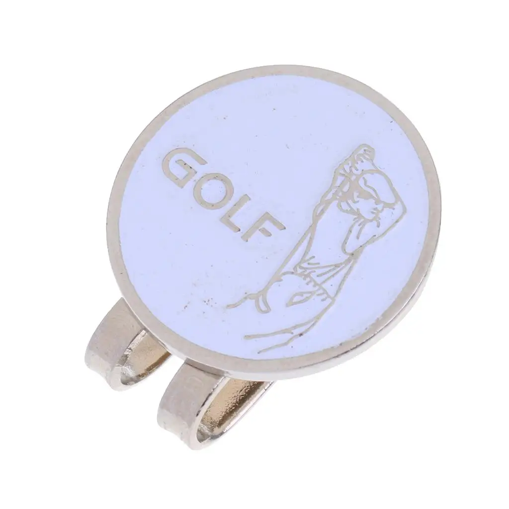 MagiDeal высокое качество крепкий рисунок Golfer магнитный держатель зажим на кепку для