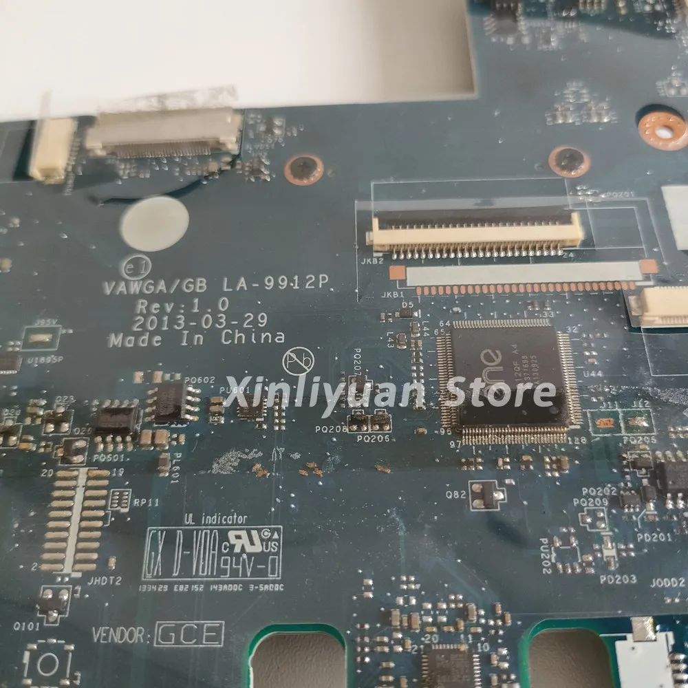Оригинальная материнская плата VAWGA / GB LA-9912P для ноутбука Lenovo G405 системная со