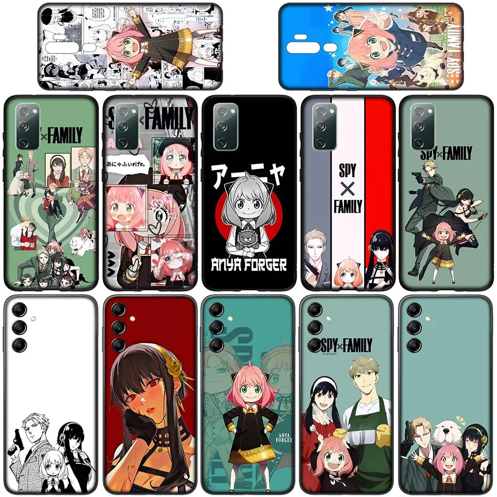 Чехол для телефона шпион X Family Bond Yor Anya Forger Сумерки Samsung Galaxy A10 A20 A53 A30 A51 A32 A50 A52 A12 A33