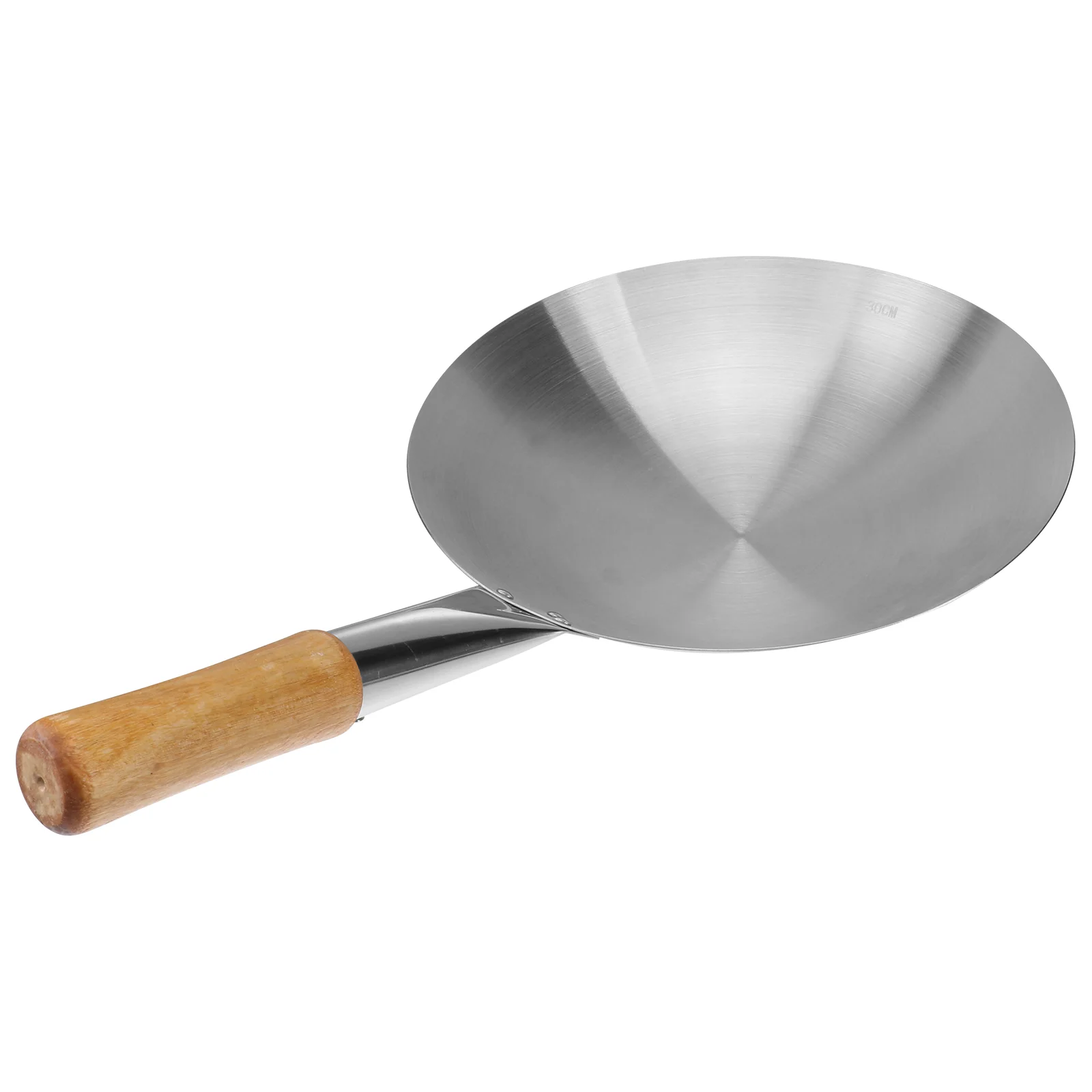 

Stainless Steel Saucepan Frying Pot Kitchen Accessory Griddle Carbon Skillet Saute Mini Uncoated Single Handle Wok