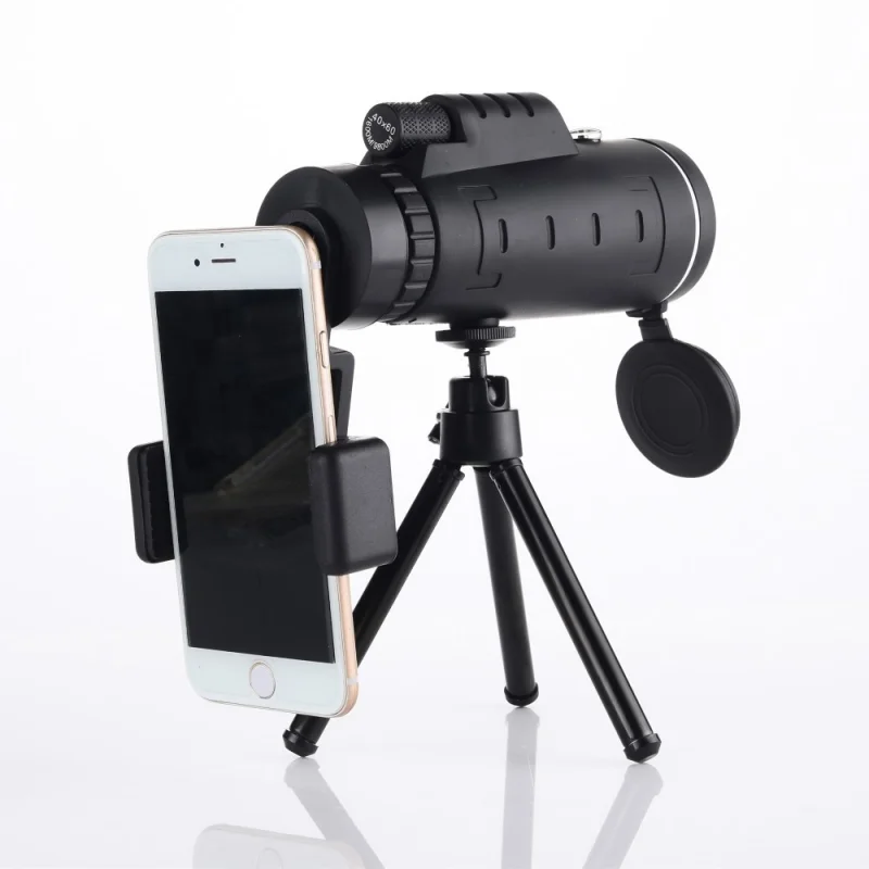 

40X60 HD Professional Telescope Monocular Night Powerful Binoculars Waterproof Mini Pocket Zoom With Smartphone Hunting Camping