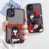 kill la kill anime phone case matte transparent for iphone 7 8 11 12 13 plus mini x xs xr pro max cover