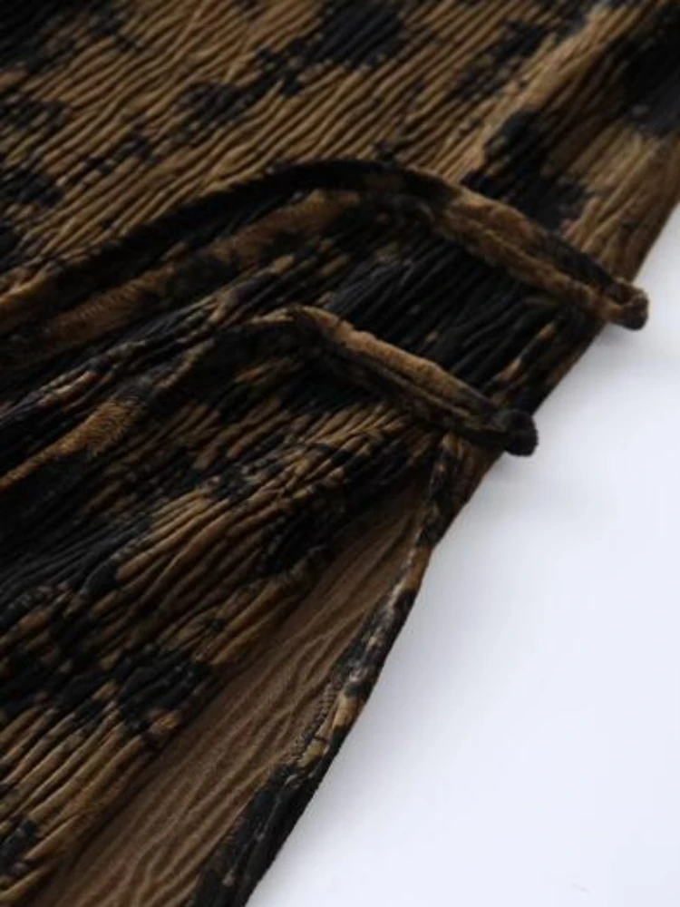 Женская трапециевидная юбка трапециевидной формы с боковым разрезом