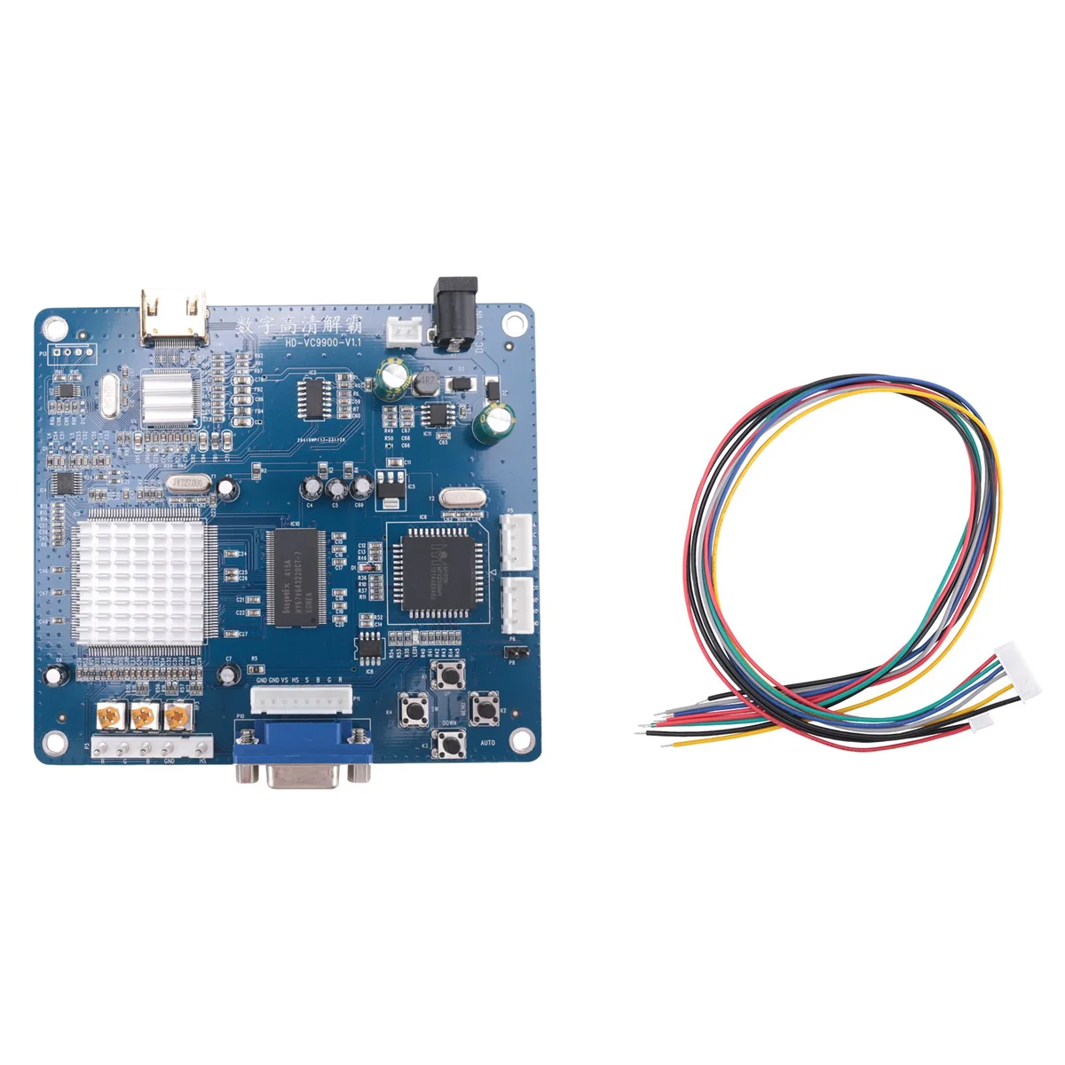 Плата преобразования игр HD Jieba VGA/RBGS SG-VC9900 с низким разрешением и высоким