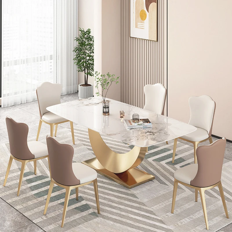 Ресторанные столы обеденный роскошный современный кухонный стол мебель острова