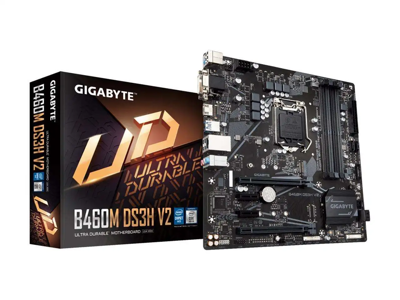 

GIGABYTE New GA B450M DS3H V2 (rev. 1.x) Micro-ATX AMD B450 DDR4 2933MHz M.2 USB 3.1 128G Double Channel Socket AM4 Motherboard