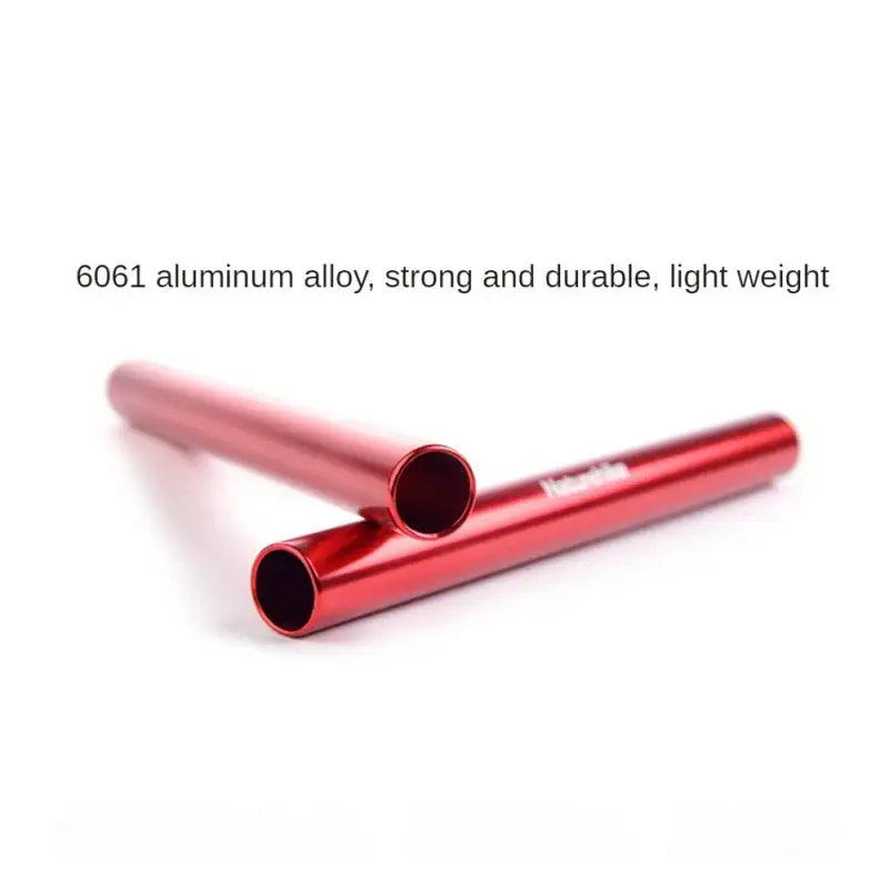 

6061 Alloy Tent Pole Emergency Tube Household Outdoor Repair Tube Portable First Aid Pipe Camping Supplies Red Connection Pipe