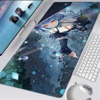 girl after rain anime rubber pads cute computer accessories deskmats 900x400 pad with its print mousepad minimalist gaming mats