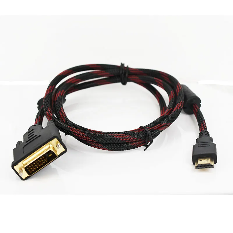 

HDMI To DVI Cable HDMI DVI Bi-Direction Adapter for Xiaomi Xbox Serries X PS5 PS4 TV Box DVI To HDMI Splitter DVI-D 24+1