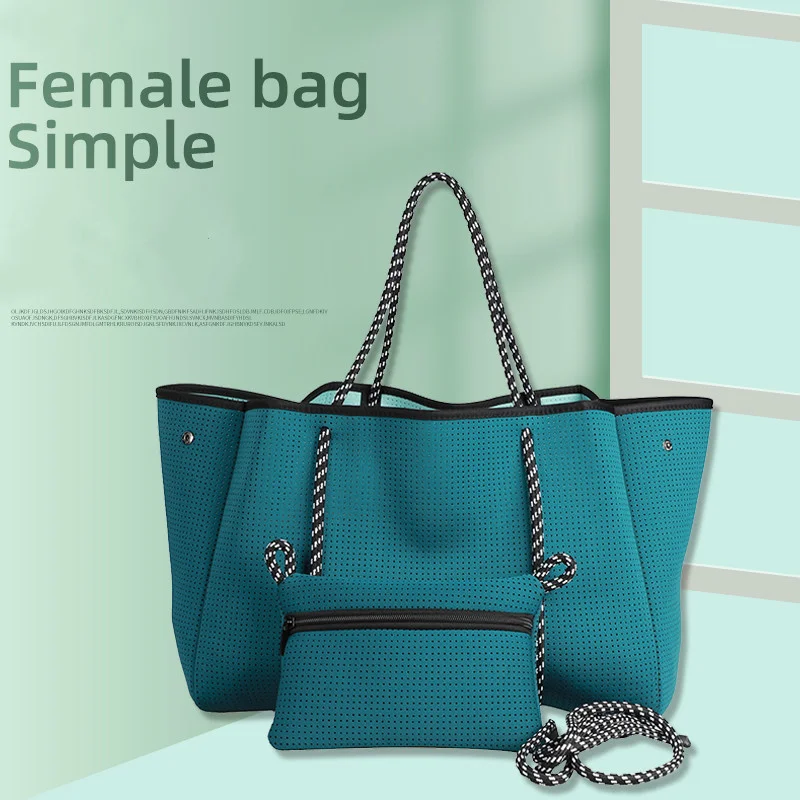 

Женская Неопреновая пляжная сумка, дизайнерская сумка большой вместимости, поясная сумка, летняя сумка, удобный кошелек, 2021