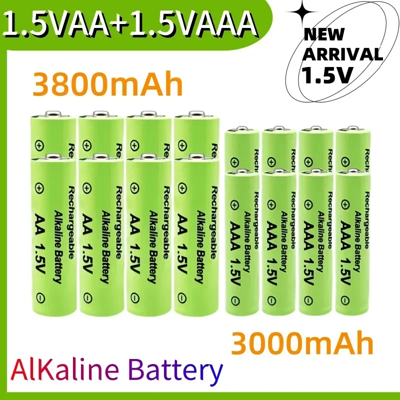 100% оригинал 1 5 В AA 3 8 Ач + AAA 0 аккумуляторная батарея NI-MH для часов мышей