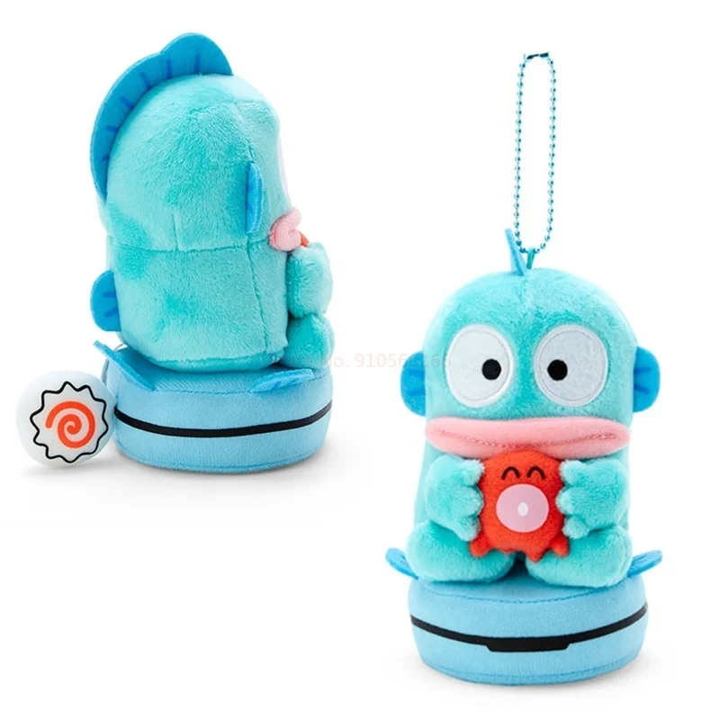 

Японская мультяшная игрушка Sanrio, уродливая рыба, водный монстр, Hankyodon, мобильный качели, Вибрирующая кукла