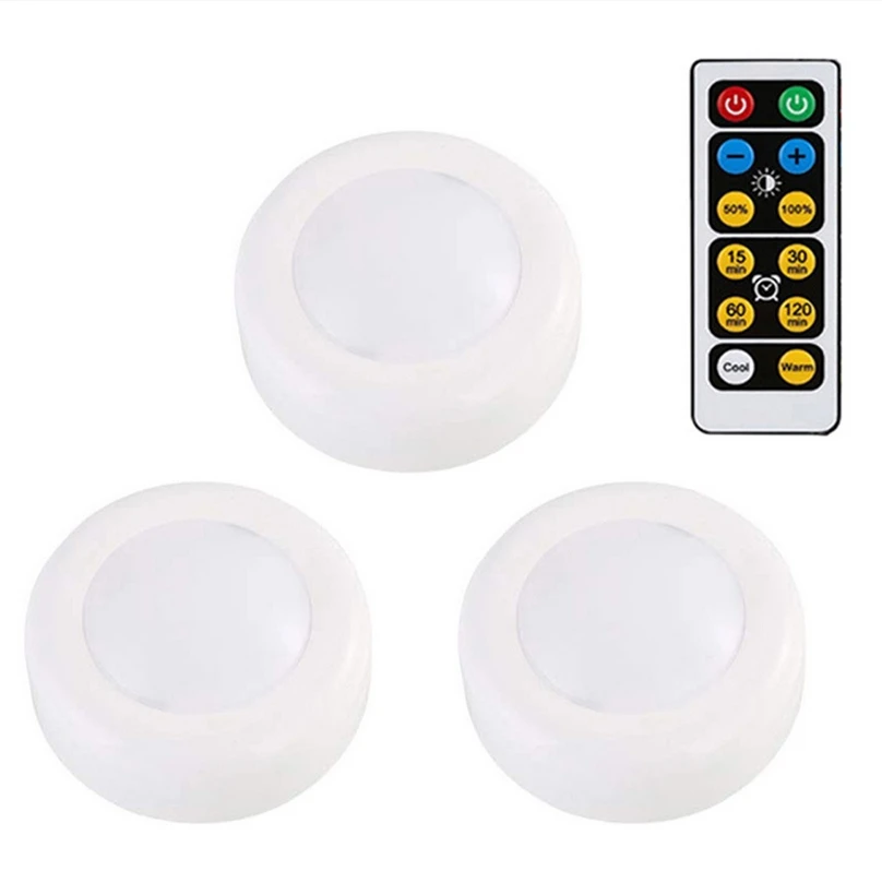 Беспроводной приглушаемый сенсорный светодиодный светильник для шкафа