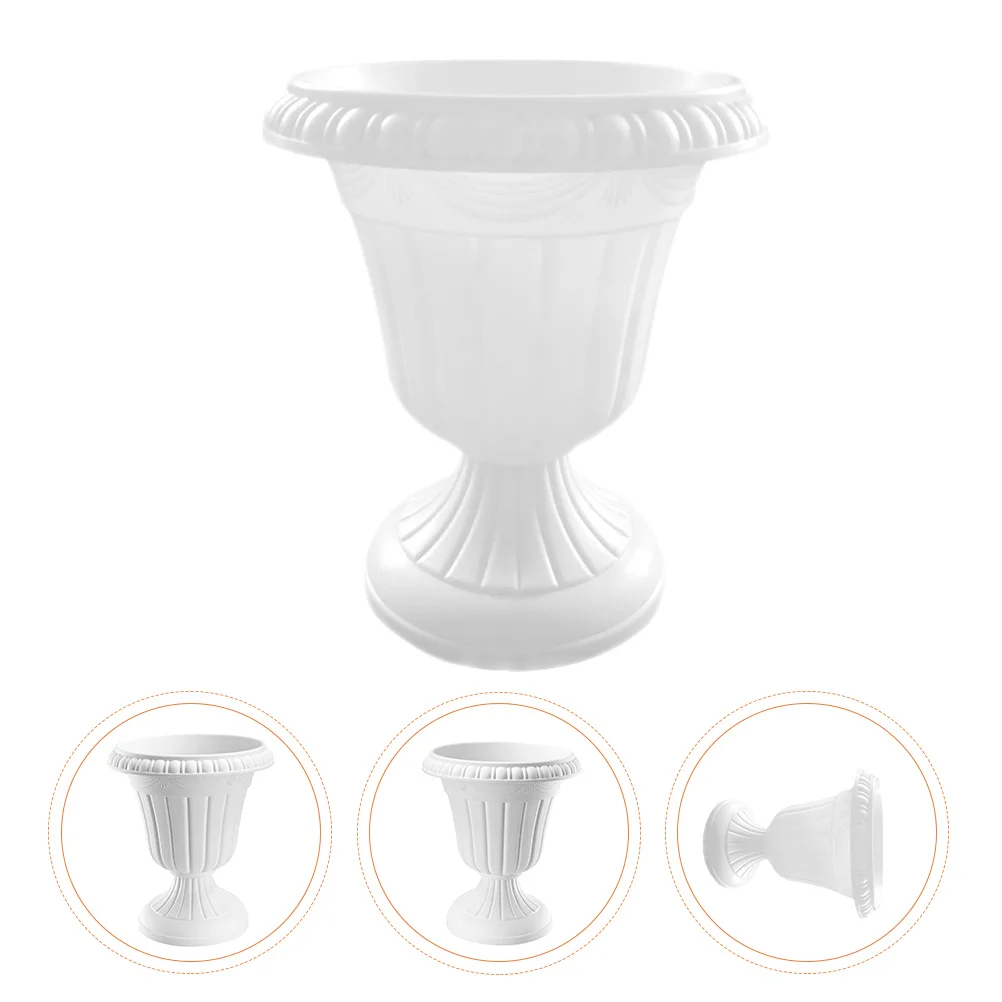 

Wedding Road Flower Pot Column Planter Desktop Decor Urn Column Flower Pot Plastic Pillar Pot Flower Stand Wedding