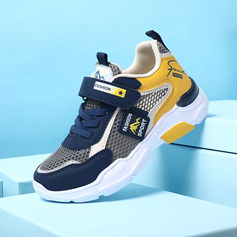 Brand Summer Children's Fashion Sports Shoes Boys' Running Shoes Breathable Outdoor Kids Sneakers Lightweight Sneakers for Boy